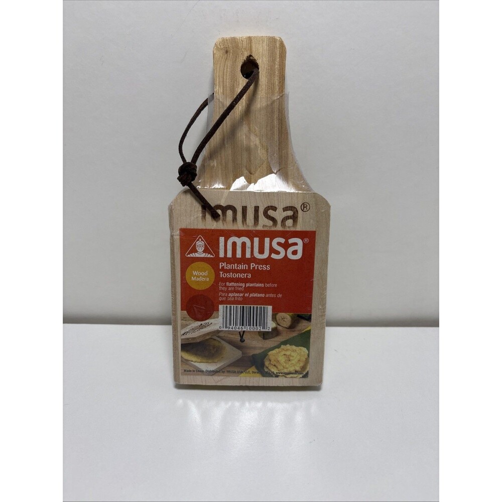 IMUSA J100-5-5040 Wood Tostonera/Plantain Press